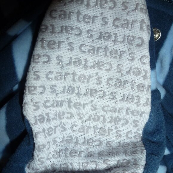 Cute - NWT Carters Toddler 1-Piece Fleece Footie PJs 2T Moose application - Picture 6 of 7